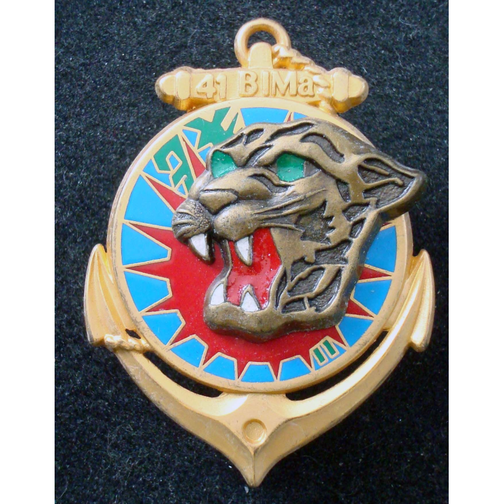 Insigne du 41° Bataillon d’Infanterie de Marine BOUSSEMART G. 3448