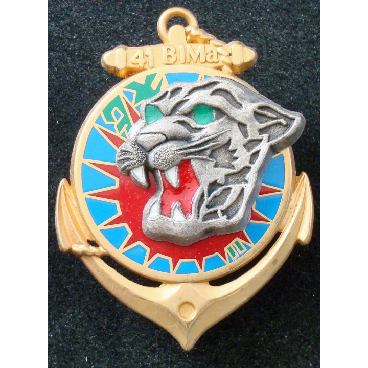 Insigne du 41° Bataillon d’Infanterie de Marine BOUSSEMART G. 3448