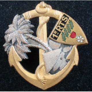 Insigne du 1° Régiment de Tirailleurs Sénégalais DRAGO ROMAINVILLE