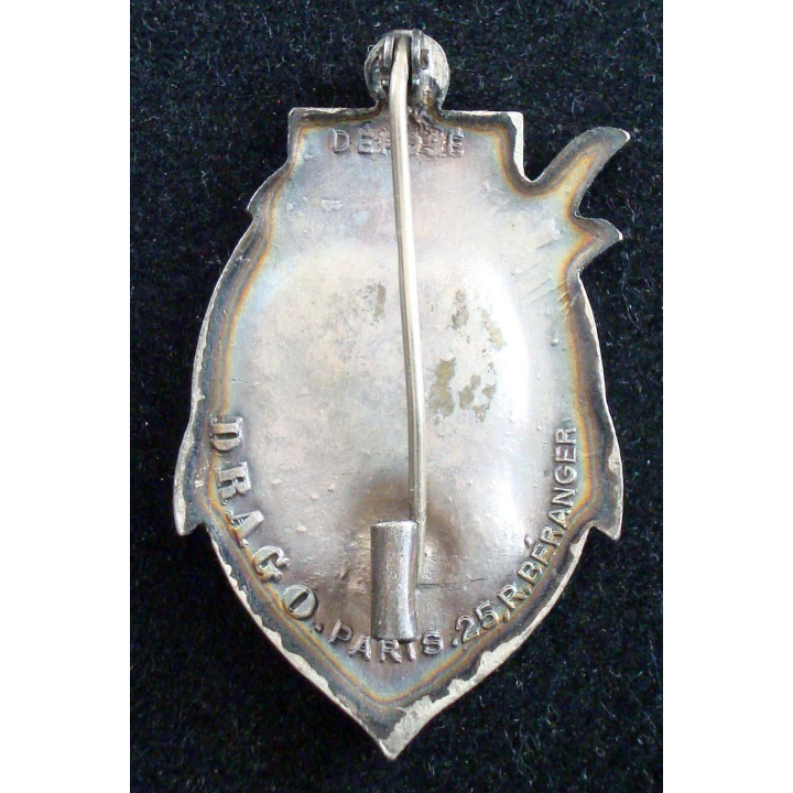 Insigne du 8° Régiment de Tirailleurs Sénégalais DRAGO BERANGER émail