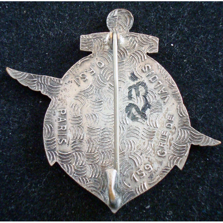 Insigne du 15° Régiment de Tirailleurs Sénégalais OFSI argenté