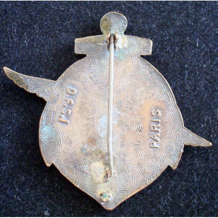 Insigne du 15° Régiment de Tirailleurs Sénégalais OFSI doré