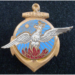 Insigne 15° Régiment de Tirailleurs Sénégalais DRAGO BERANGER déposé