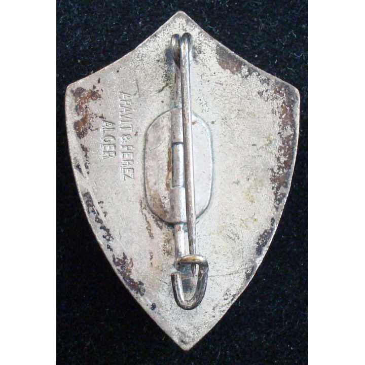 Insigne 13° Tirailleurs Sénégalais ARAVIT ET PEREZ relief et émail