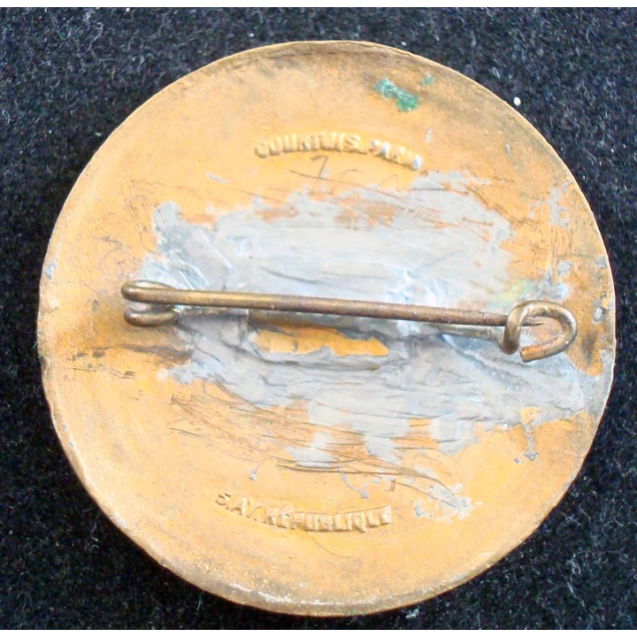 Insigne du 6° Régiment de Tirailleurs Sénégalais COURTOIS PARIS émail