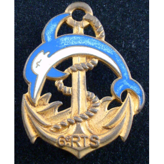 Insigne 6° Régiment de Tirailleurs Sénégalais A BERTRAND H. 788 émail