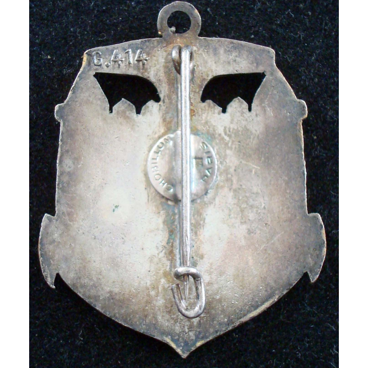 Insigne 7° Régiment de Tirailleurs Sénégalais CHOBILLON G. 414 émail