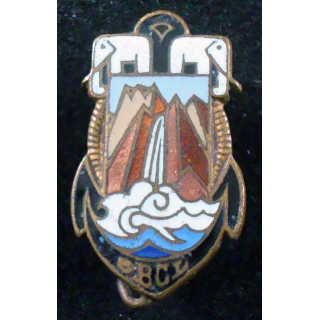 Insigne reduction 6° Bataillon de Chasseurs Laotiens Drago paris émail