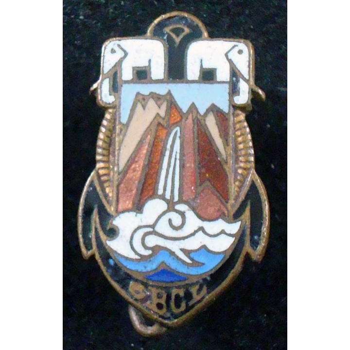 Insigne reduction 6° Bataillon de Chasseurs Laotiens Drago paris émail