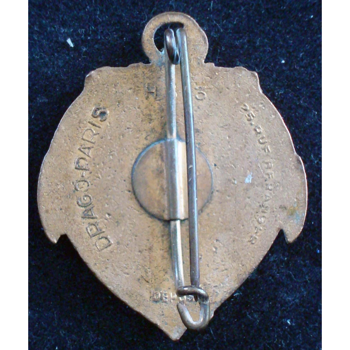Insigne 1° Groupe de Chasseurs Laotiens Drago Beranger H.513 en émail