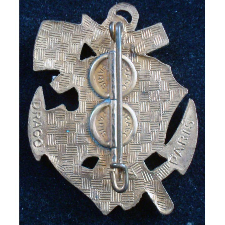 Compagnie Autonome d’Infanterie de Marine de TAHITI Drago Paris émail