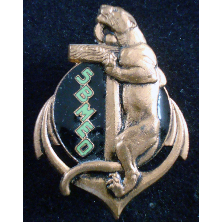 insigne 5° Bataillon de Marche d’Extrême Orient Drago Beranger H. 718