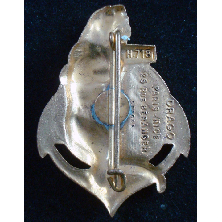insigne 5° Bataillon de Marche d’Extrême Orient Drago Beranger H. 718