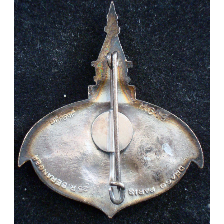 Insigne 5° Bataillon de Chasseurs Laotiens DragoBeranger H. 619 émail