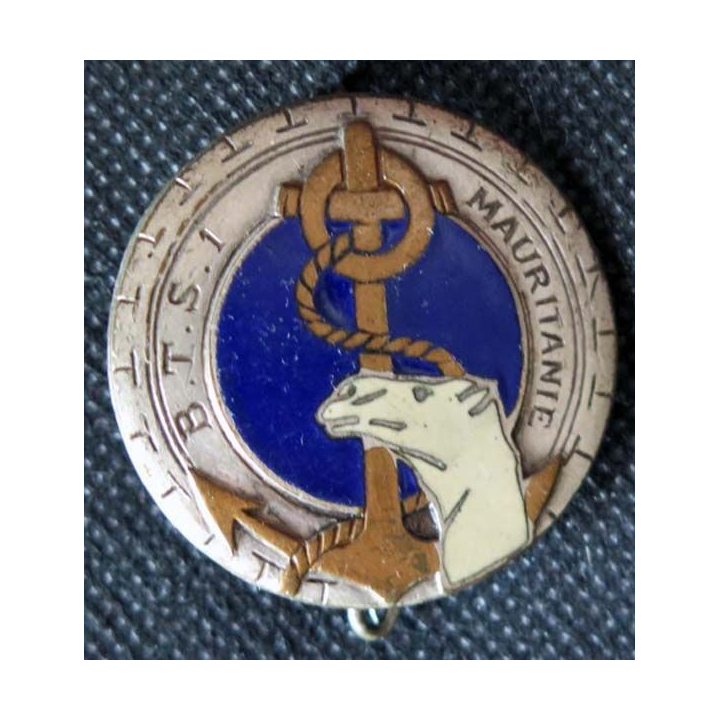 Insigne du 1° Bataillon de Tirailleurs Sénégalais Mauritanie