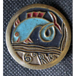 Insigne du 6° Régiment de Tirailleurs Sénégalais 6° RTS INDO Indochine