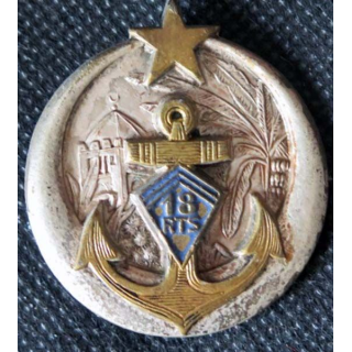 Insigne du 18° Régiment de Tirailleurs Sénégalais 18° RTS 18°RTS