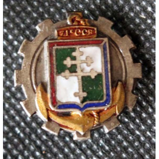 Insigne de la 71° compagnie de circulation routière Courtois H. 514.