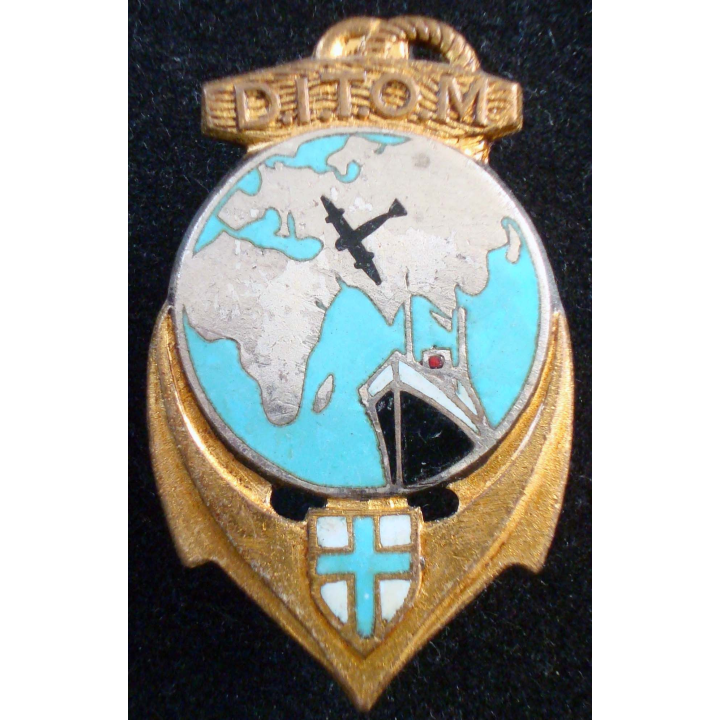 Insigne Dépôt des Isolés des Troupes d'Outre-Mer Drago Paris H. 635