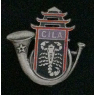 CILA  : COMPAGNIE  D'INFANTERIE LÉGÈRE D'AFRIQUE ÉMAIL (DRAGO)