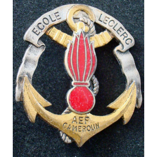 Ecole Leclerc A.E.F Cameroun DRAGO PARIS en argent