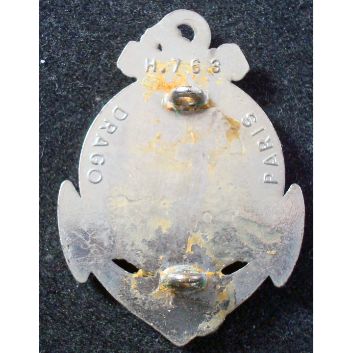 Insigne 4° Régiment d'Infanterie de Marine Drago Paris H. 763