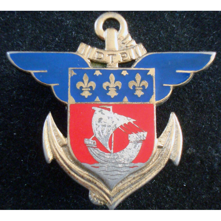 Insigne du District de Transit de PARIS Drago Paris G. 2245 en émail