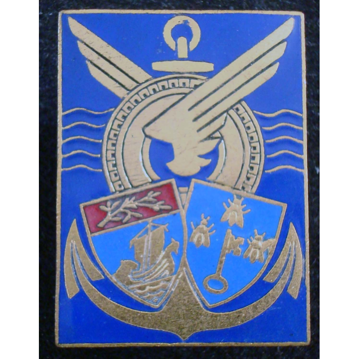 Insigne du District de Port BONE PHILIPPEVILLE Drago Paris en émail