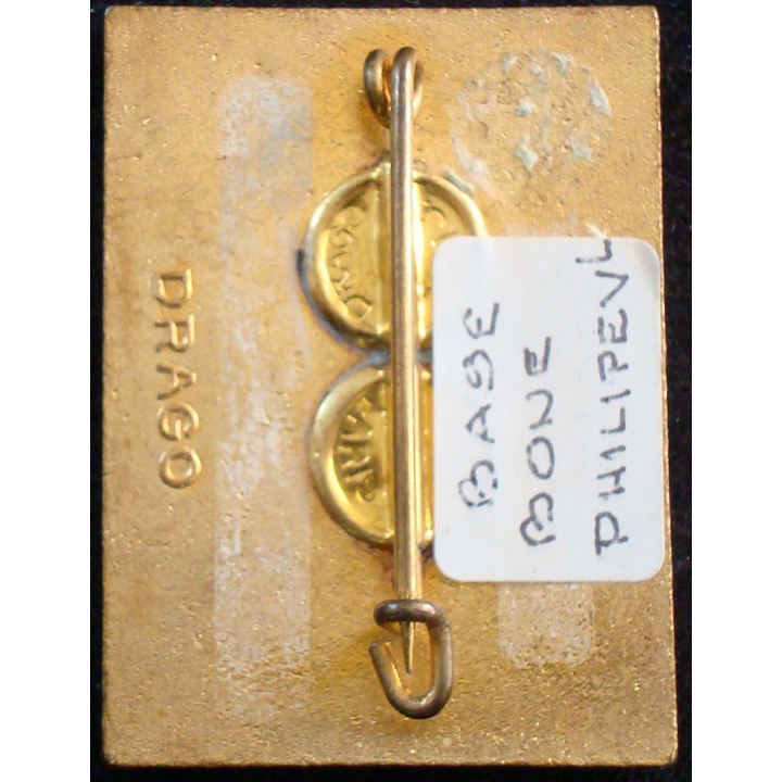 Insigne du District de Port BONE PHILIPPEVILLE Drago Paris en émail