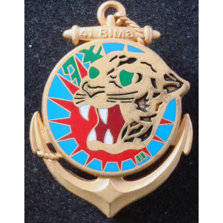 Insigne du 41° Bataillon d’Infanterie de Marine Boussemart G. 3448