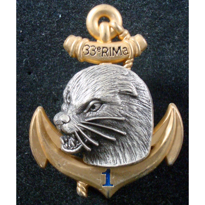 Insigne 1° Compagnie 33° Régiment d'Infanterie de Marine Boussemart