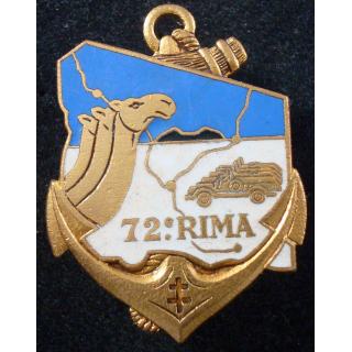Insigne 72° Régiment d'Infanterie de Marine Drago Paris G. 1750