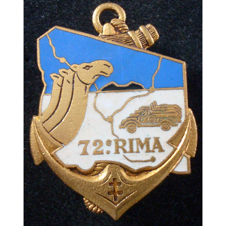Insigne 72° Régiment d'Infanterie de Marine Drago Paris G. 1750