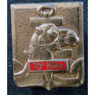 Insigne 70° Régiment d'Infanterie de Marine Drago Paris G. 2860 émail