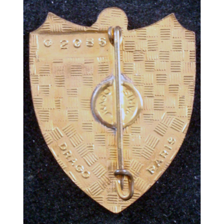 7° Régiment d'Infanterie de Marine CI Drago Paris G. 2086 en émail