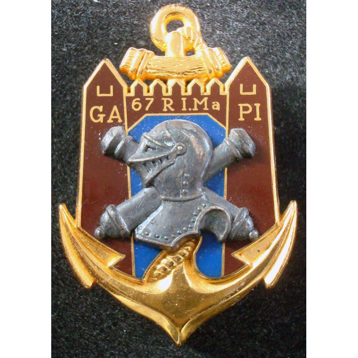 67° Régiment d'Infanterie de Marine GAPI Drago Paris G. 4194 en relief