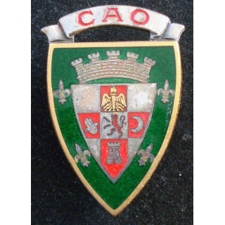 Insigne de l'Etat Major Corps Arméee d'Oran Drago Paris G. 1790 émail