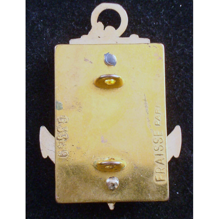 Insigne de l'Inspection des Troupes de Marine Fraisse Paris G. 3370