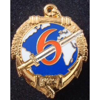 Insigne de la 6° Cie du 4° Régiment d'Infanterie de Marine Balme