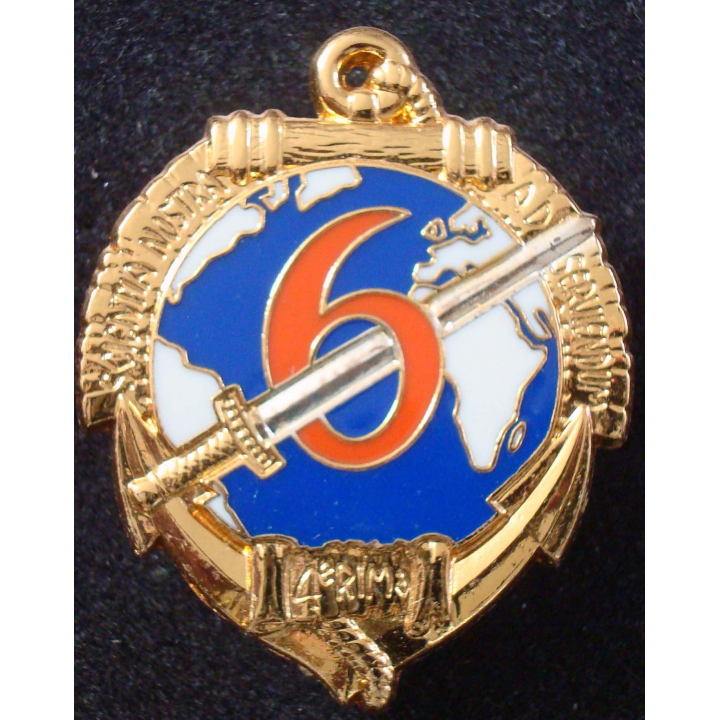 Insigne de la 6° Cie du 4° Régiment d'Infanterie de Marine Balme