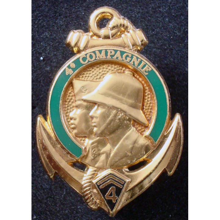 Insigne de la 4° Cie du 4° Régiment d'Infanterie de Marine Balme