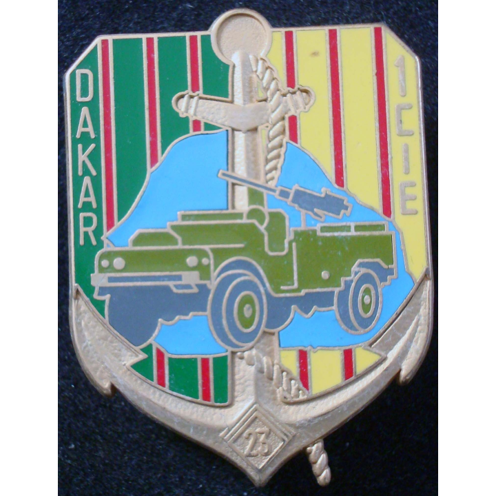insigne 1° Cie 23° Bataillon d'Infanterie de Marine Arthus Bertrand