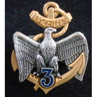 Insigne du 3° Régiment d'Infanterie de Marine type 4 Drago Noisiel