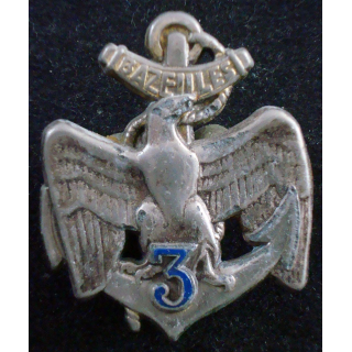Insigne du 3° Régiment d'Infanterie de Marine type 4 Drago G. 2479