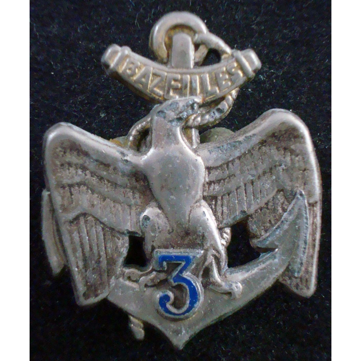 Insigne du 3° Régiment d'Infanterie de Marine type 4 Drago G. 2479