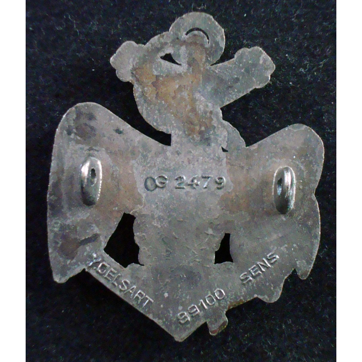 Insigne du 3° Régiment d'Infanterie de Marine type 4 Delsart G. 2479