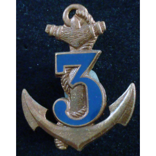 Insigne du 3° Régiment d'Infanterie de Marine type 3 Drago G. 2107