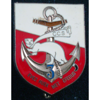Insigne de la CCS du 3° Régiment d'Infanterie de Marine Delsart