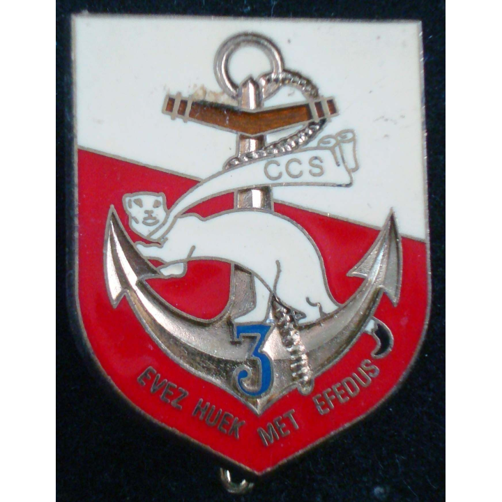 Insigne de la CCS du 3° Régiment d'Infanterie de Marine Delsart