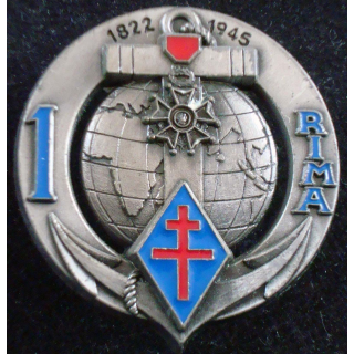 Insigne du 1° Régiment d'Infanterie de Marine Delsart H.179